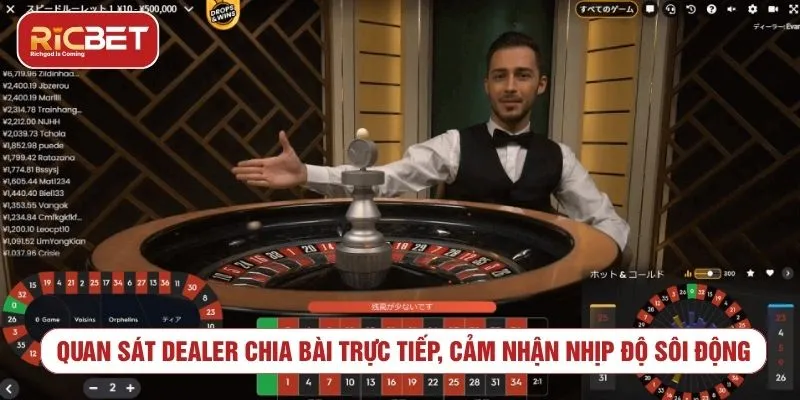 Live Baccarat RICBET - Luật Chơi Và Cách Cược Cơ Bản Tổng quan về bàn chơi live baccarat trực tuyến